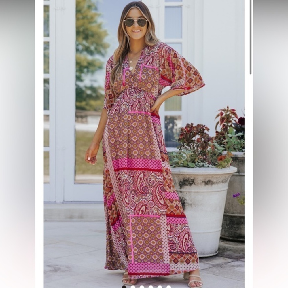 Boho Komono Sleeve Maxi